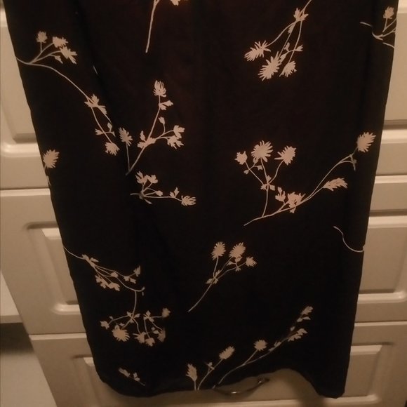 SO CHIC! Layered black & red pencil skirt - Picture 6 of 6